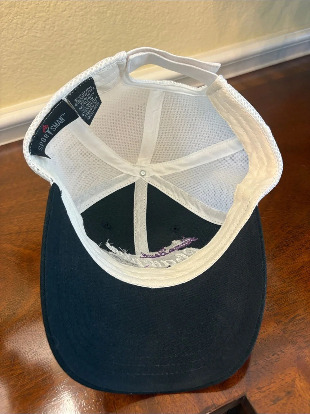 TCU Champions 2016 Black & White Mesh Cap